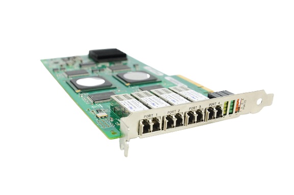 455088-001 QLogic qle2464 4-Port PCI-eOptical FC Low Profile HBA